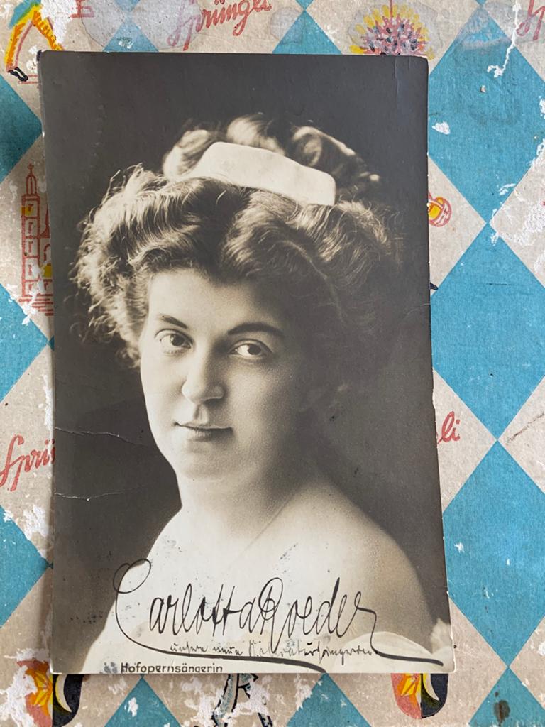 Hofopernsängerin - Operazangeres aan het Hof, Ophalen of Verzenden, Voor 1920, Gelopen, Overige thema's