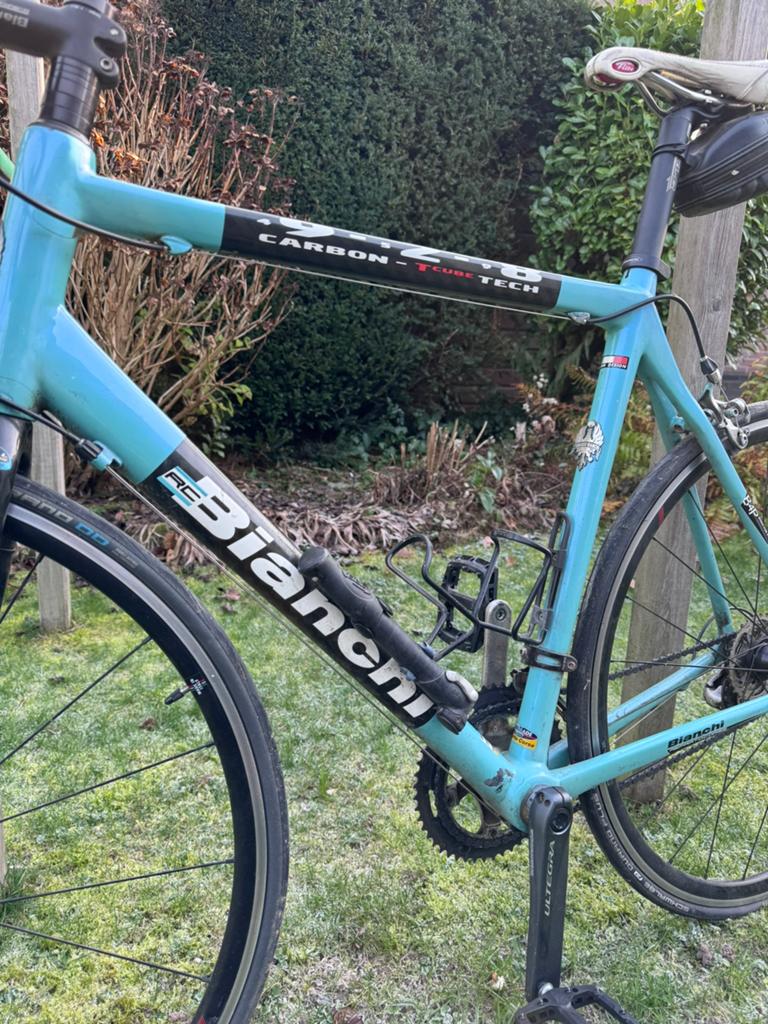 Bianchi Racefiets - Carbon T-Cube Technologie, 28 inch, Gebruikt, Carbon, 57 tot 61 cm