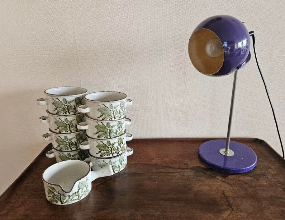 Wedgwood Stonehenge 'Green Leaves' soepkom (2 st), Vintage, Nieuw, Ophalen of Verzenden, Kom(men)