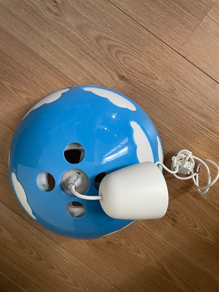 Lamp ikea wolken, Ophalen, Blauw, IKEA, Overige typen