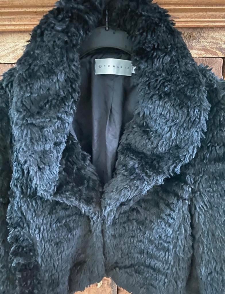 Zwart jasje Scenario maat M, Kleding | Dames, Ophalen of Verzenden, Gedragen, Maat 38/40 (M), Zwart