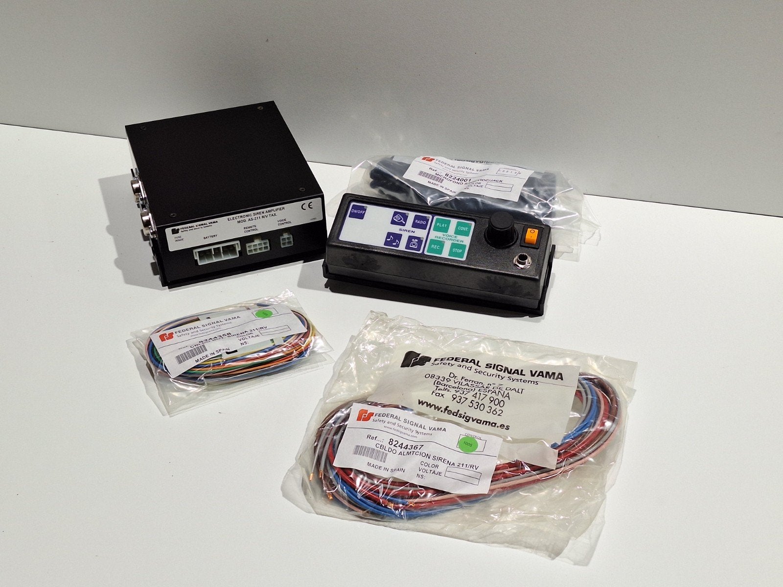 Federal signal AS211 sirene omroep installatie radio speaker, Ophalen of Verzenden, Nieuw