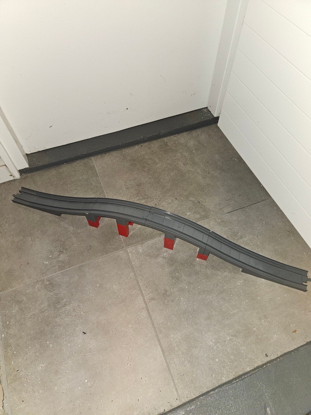 Duplo treinrails grote brug, Ophalen of Verzenden, Zo goed als nieuw, Duplo