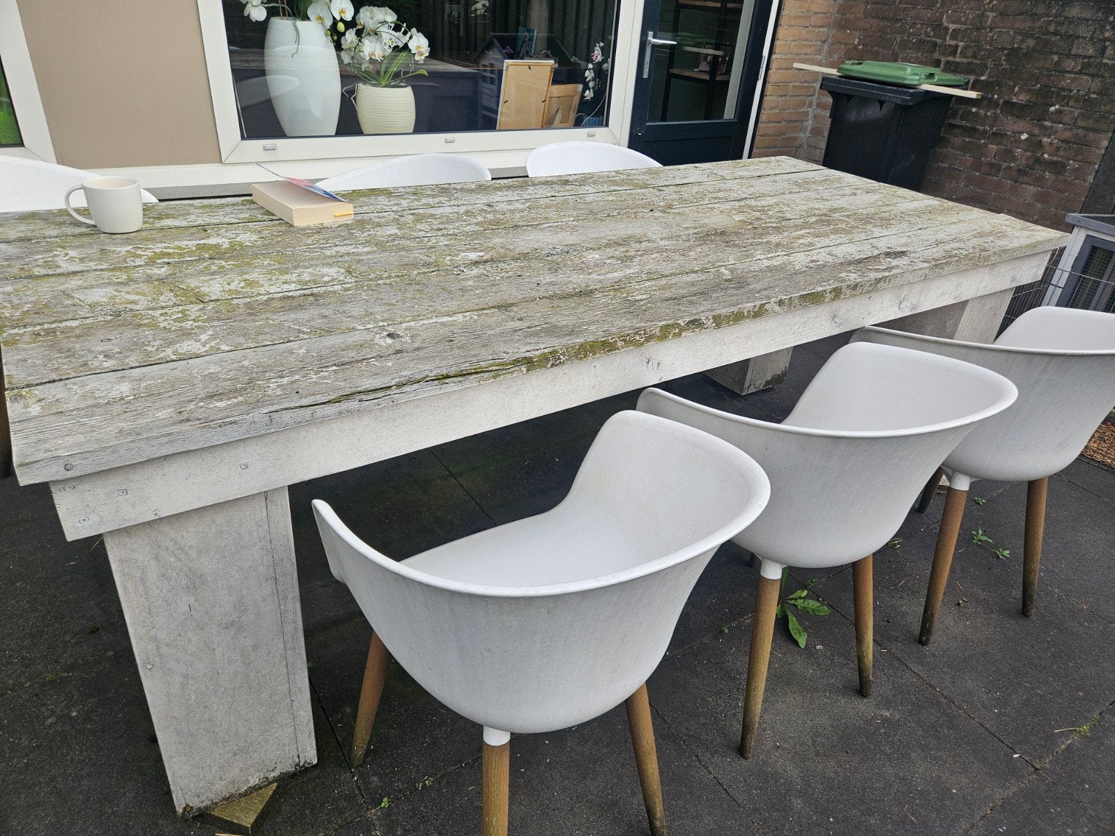 Buiten tafel, Ophalen, Rechthoekig, Hout