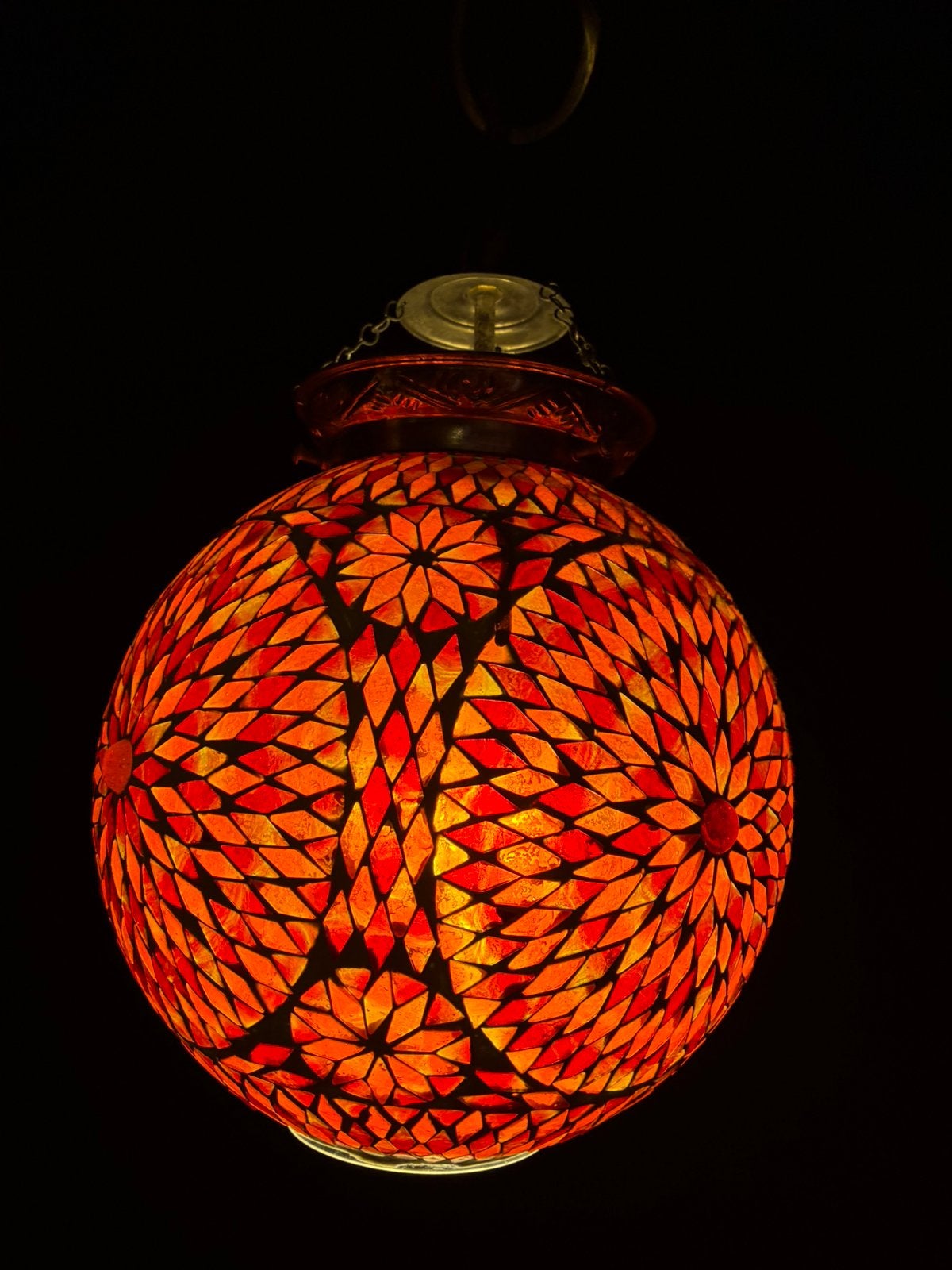 Kleurrijke hanglamp