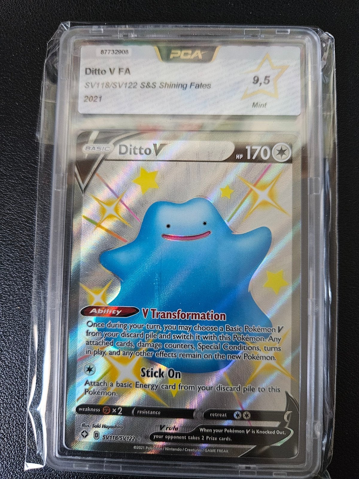 Ditto V FA Shining Fates SV118 PCA 9.5, Verzenden, Nieuw