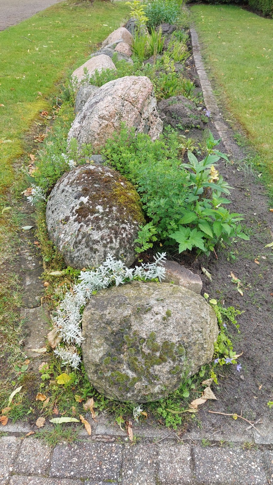 Zwerfkeien, grote partij, voor tuin of decoratie., Ophalen, Gebruikt, Graniet, Kei