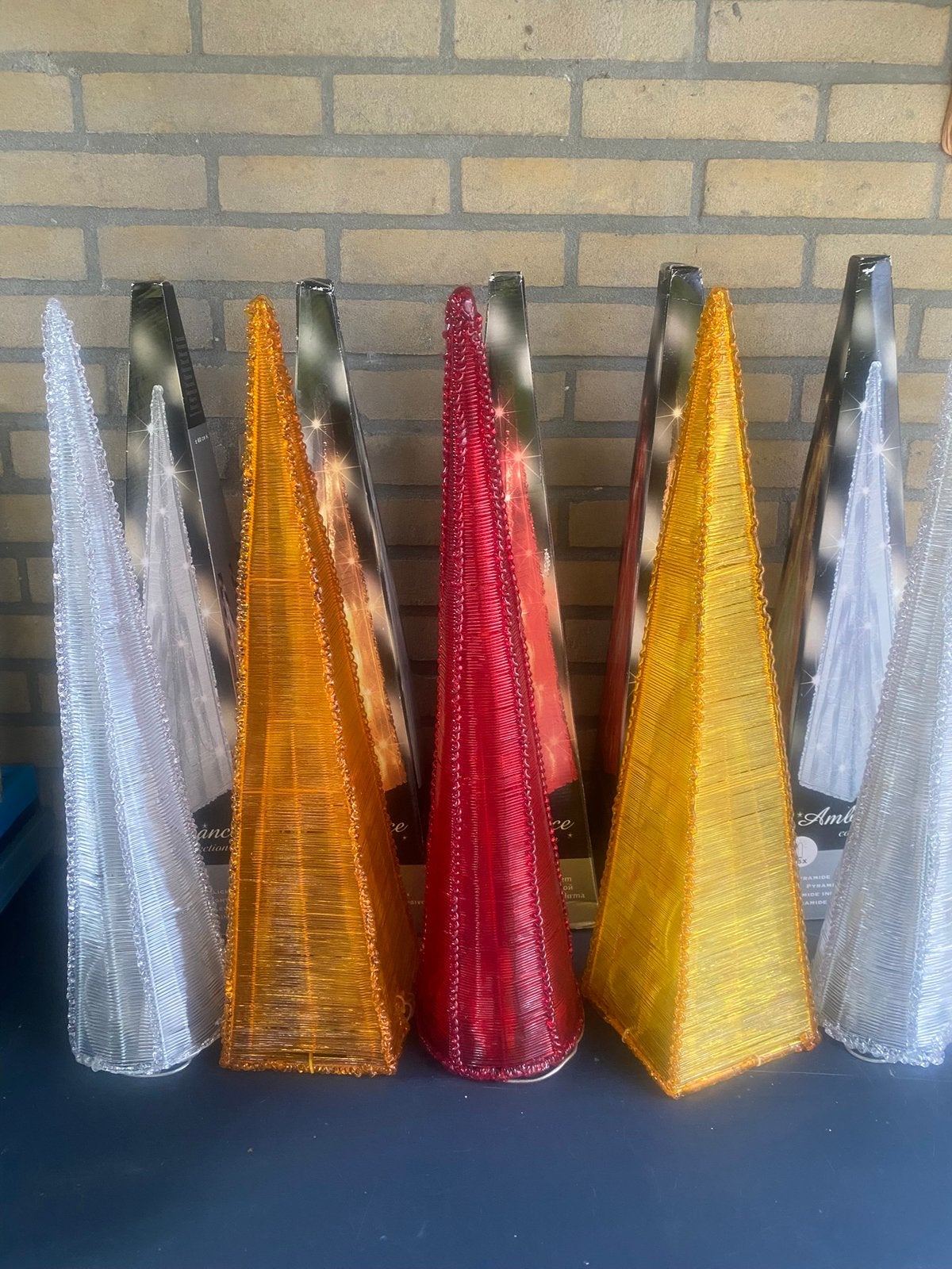 Piramide vorm verlichting . Als nieuw . Per stuk, Ophalen of Verzenden, Zo goed als nieuw