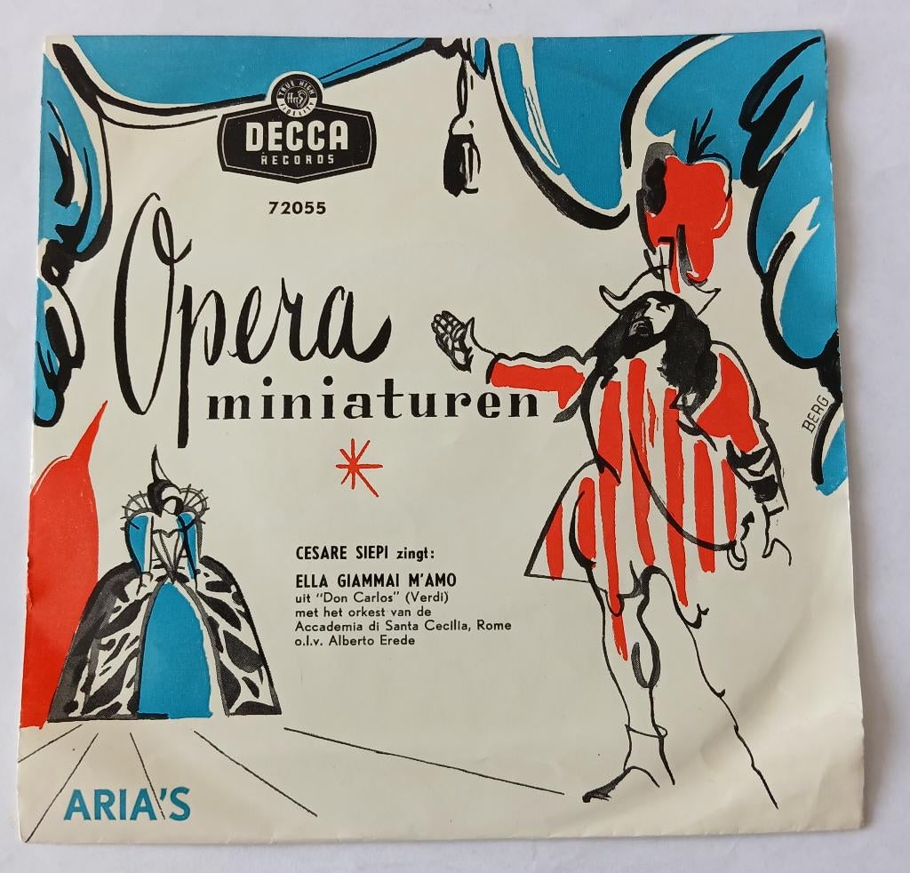 72055 - Opera miniaturen - Aria's, Cd's en Dvd's, Vinyl Singles, Ophalen of Verzenden, Gebruikt, Klassiek, Single