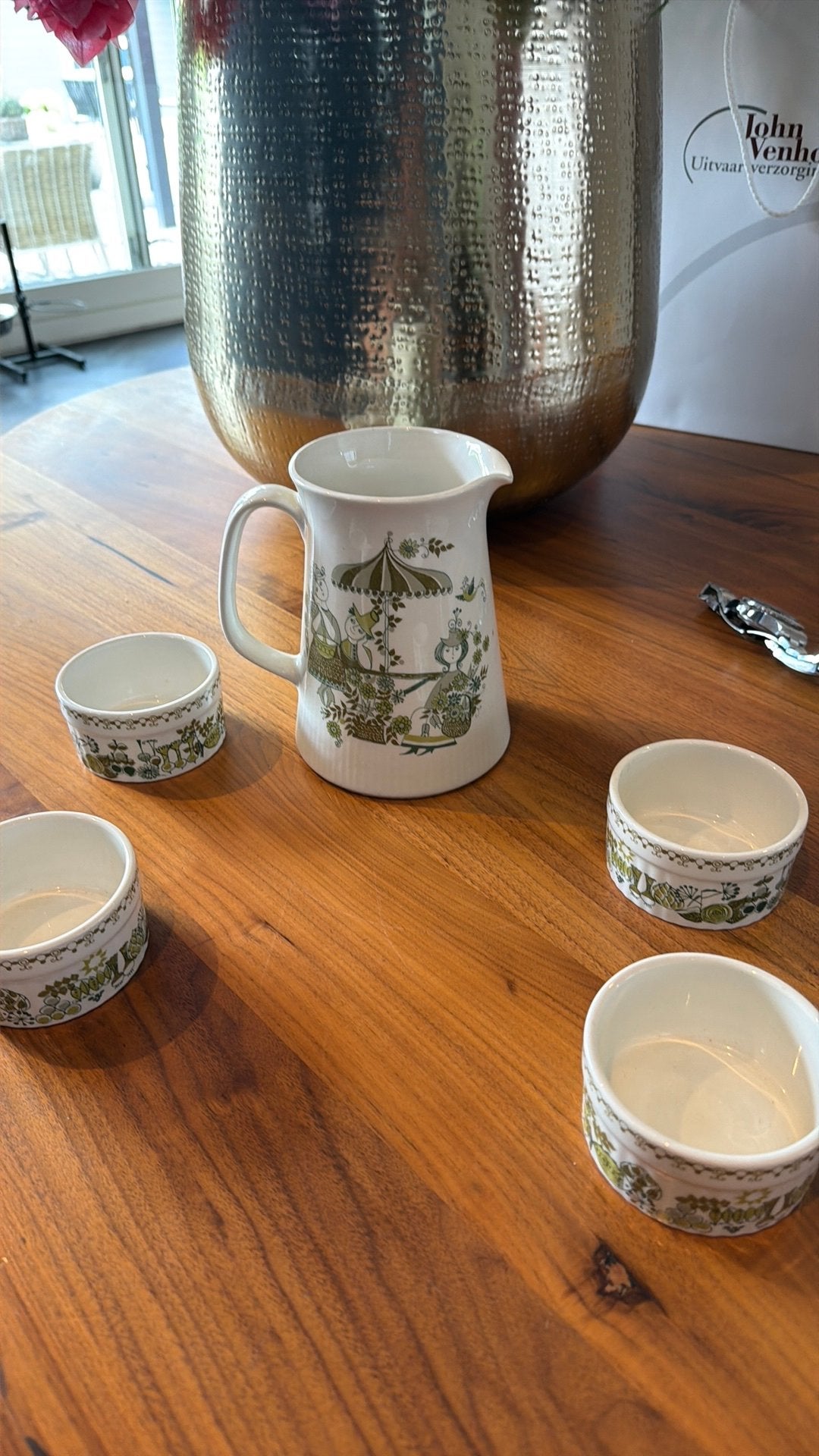 Figgjo flint servies, Ophalen
