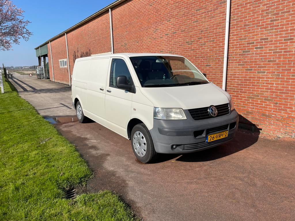 Volkswagen Transporter Bestel 2.5 D 96KW 2008, Auto's, Bestelauto's, Voorwielaandrijving, Elektrische buitenspiegels, Stof, Volkswagen