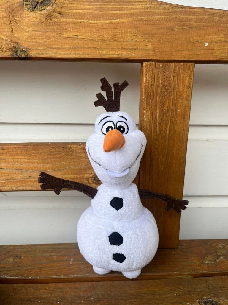 Olaf knuffel frozen Disney sneeuwpop | 25 cm groot, Ophalen of Verzenden, Zo goed als nieuw