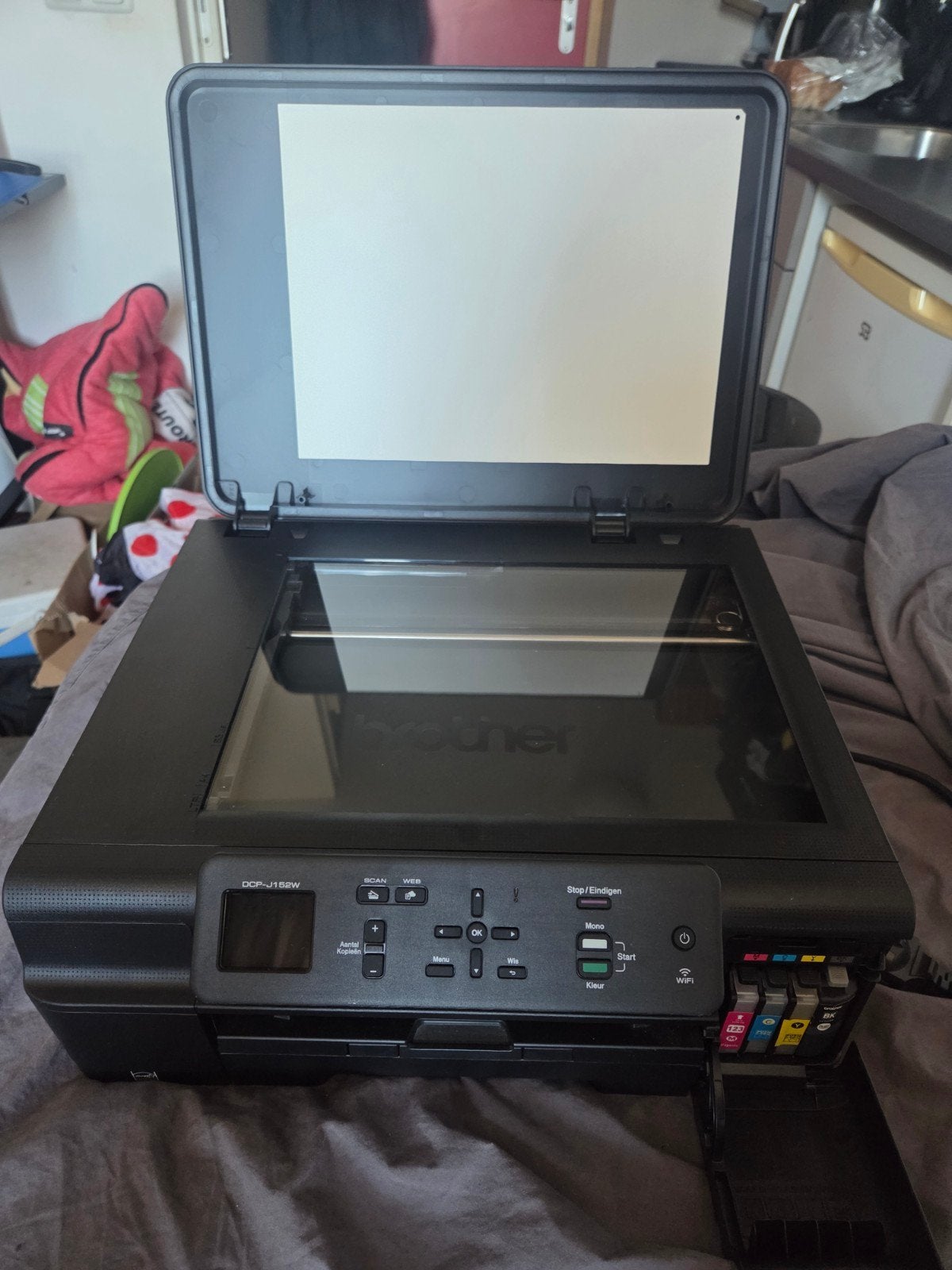 Brother DCP-J152W All-in-One Inkjetprinter met Wi-Fi, Computers en Software, Printers, Gebruikt, Inkjetprinter, All-in-one, Draadloos
