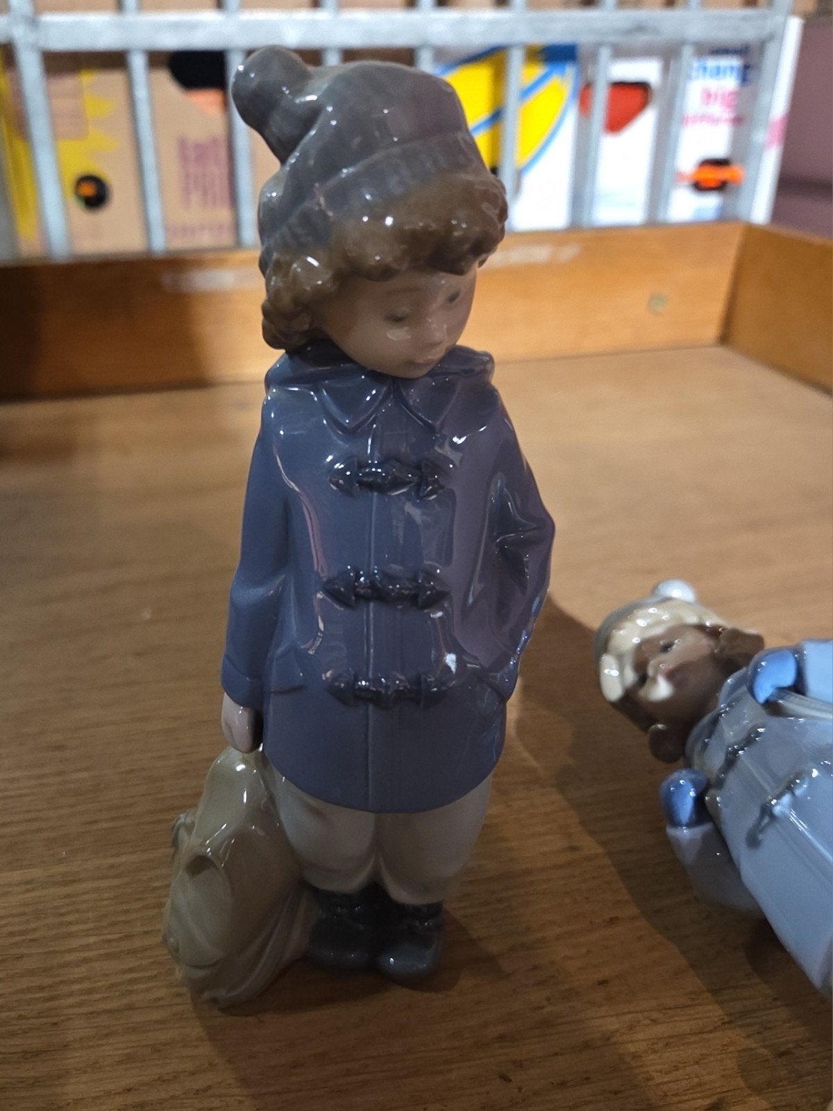 vintage porseleinen beeldjes NAO Lladró, Verzamelen, Ophalen of Verzenden, Zo goed als nieuw, Mens