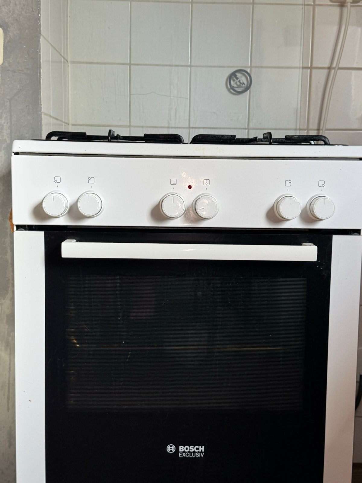 Bosch Exclusiv gasfornuis met oven - Perfect werkend, Witgoed en Apparatuur, Fornuizen, Ophalen, Gebruikt, 4 kookzones, Gas