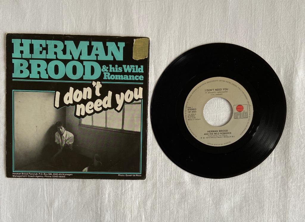 Herman brood & his wild romance - I don't need you, Ophalen of Verzenden, Gebruikt, Pop