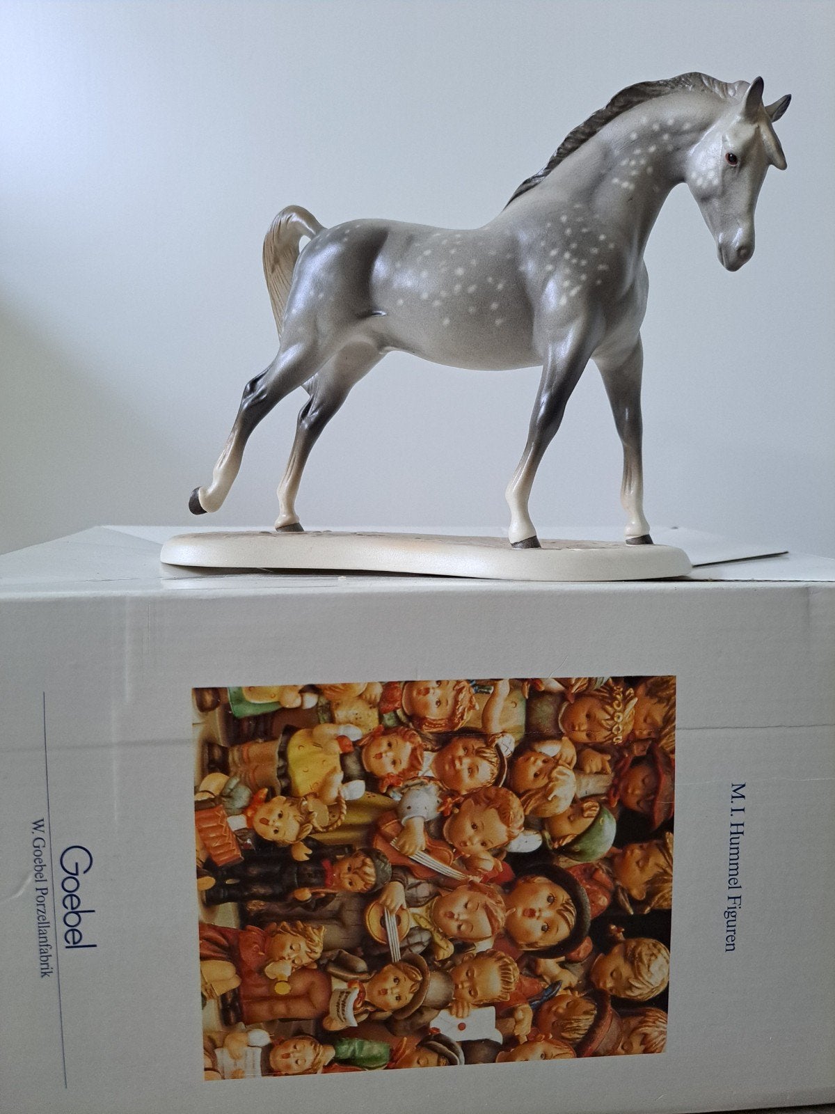 GOEBEL gedetailleerd, vintage paard,  15 cm hoog, € 58, Ophalen of Verzenden