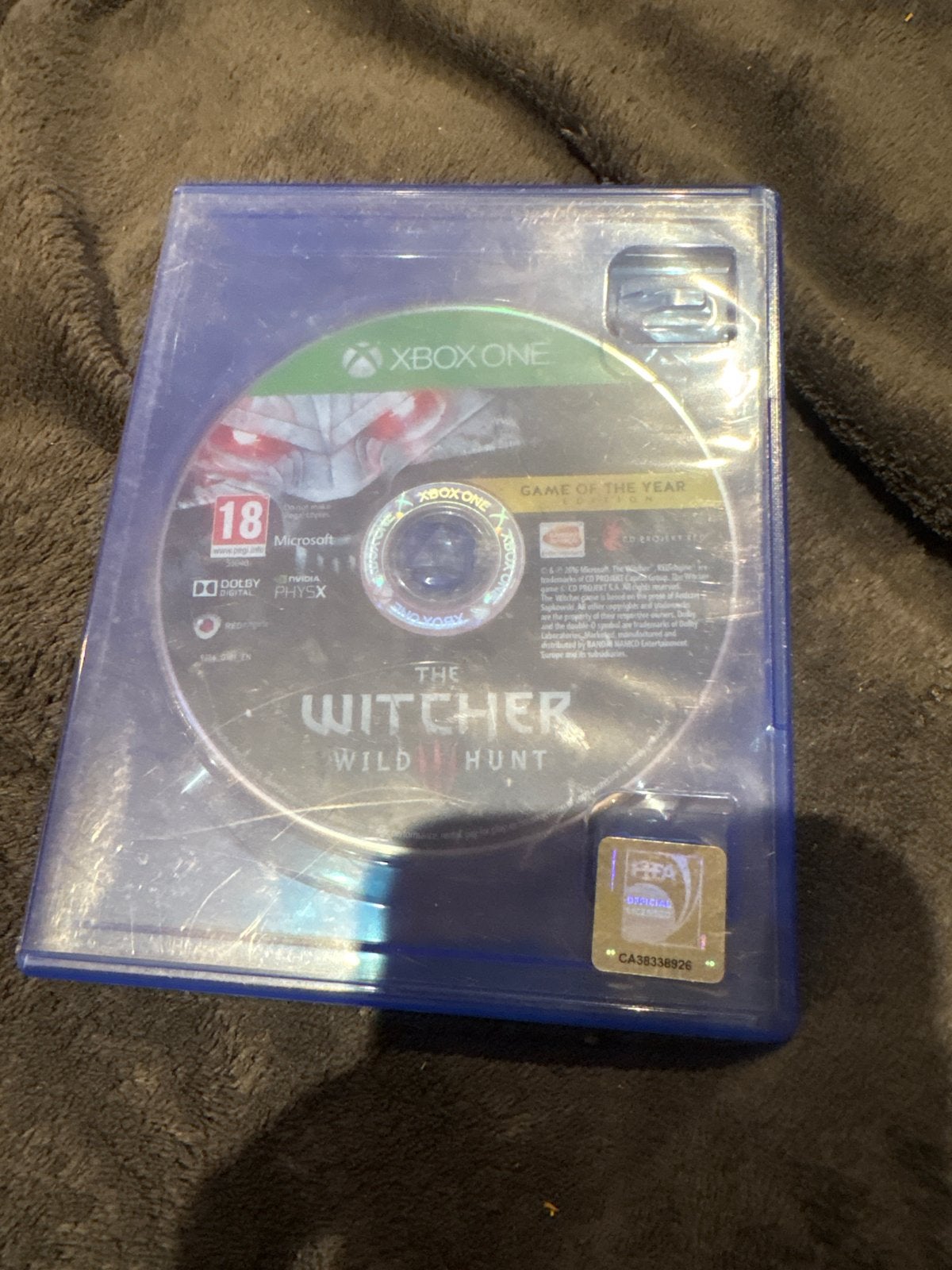 The Witcher 3: Wild Hunt Game of the Year Edition Xbox One, Gebruikt, Vanaf 18 jaar, 1 speler, Ophalen of Verzenden