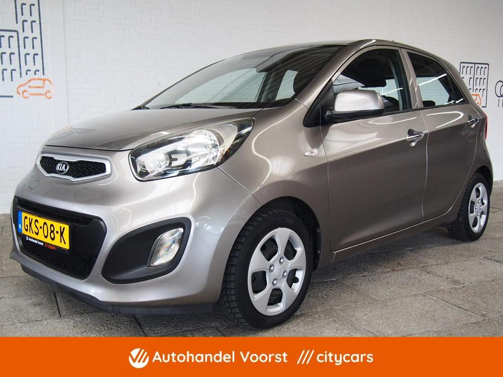 Kia Picanto 1.0 CVVT ComfortLine Airco (APK:Nieuw) Incl.Gara, Voorwielaandrijving, Euro 5, Stof, Gebruikt
