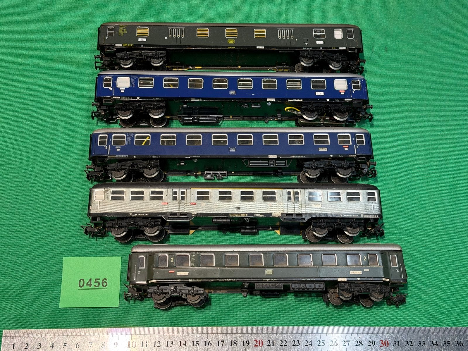 456- Märklin H0 Passagierswagons - 5 stuks, diverse types, Wisselstroom, Gebruikt, Wagon, Ophalen of Verzenden
