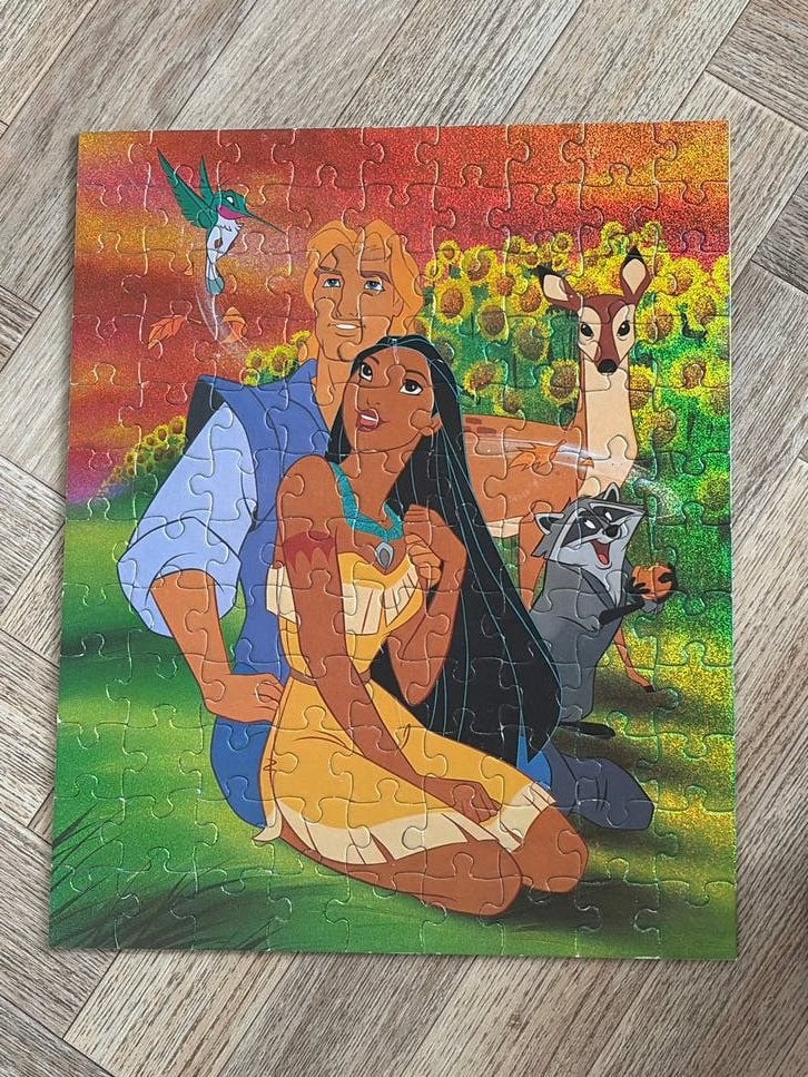 Disney's Pocahontas Legpuzzel 100 stukjes, Ophalen of Verzenden, Meer dan 50 stukjes, Gebruikt, 6 jaar of ouder