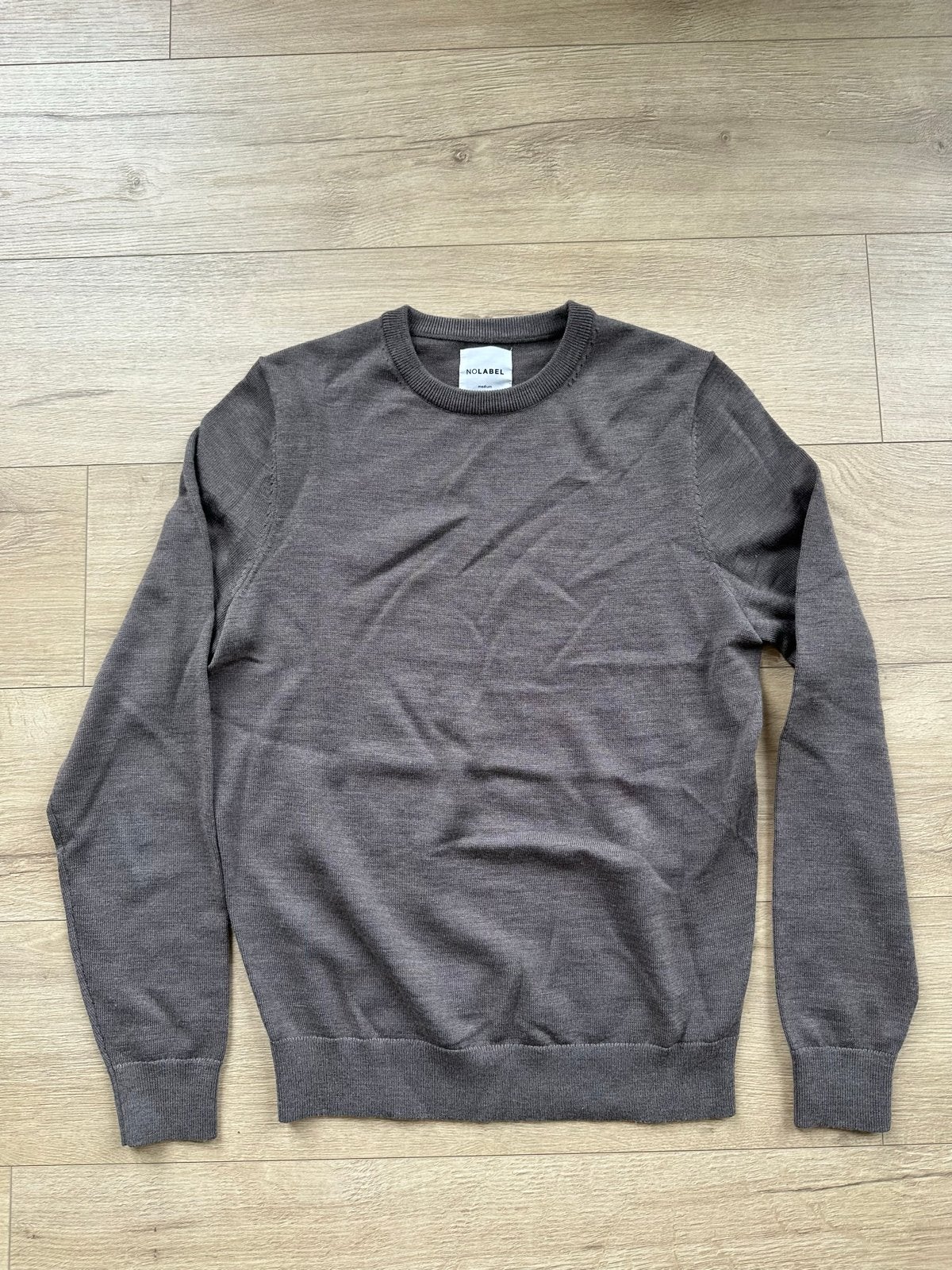 No Label Trui Soho Cashfeel Merino Bruin Maat M, Ophalen of Verzenden, Zo goed als nieuw, Maat 48/50 (M), Bruin