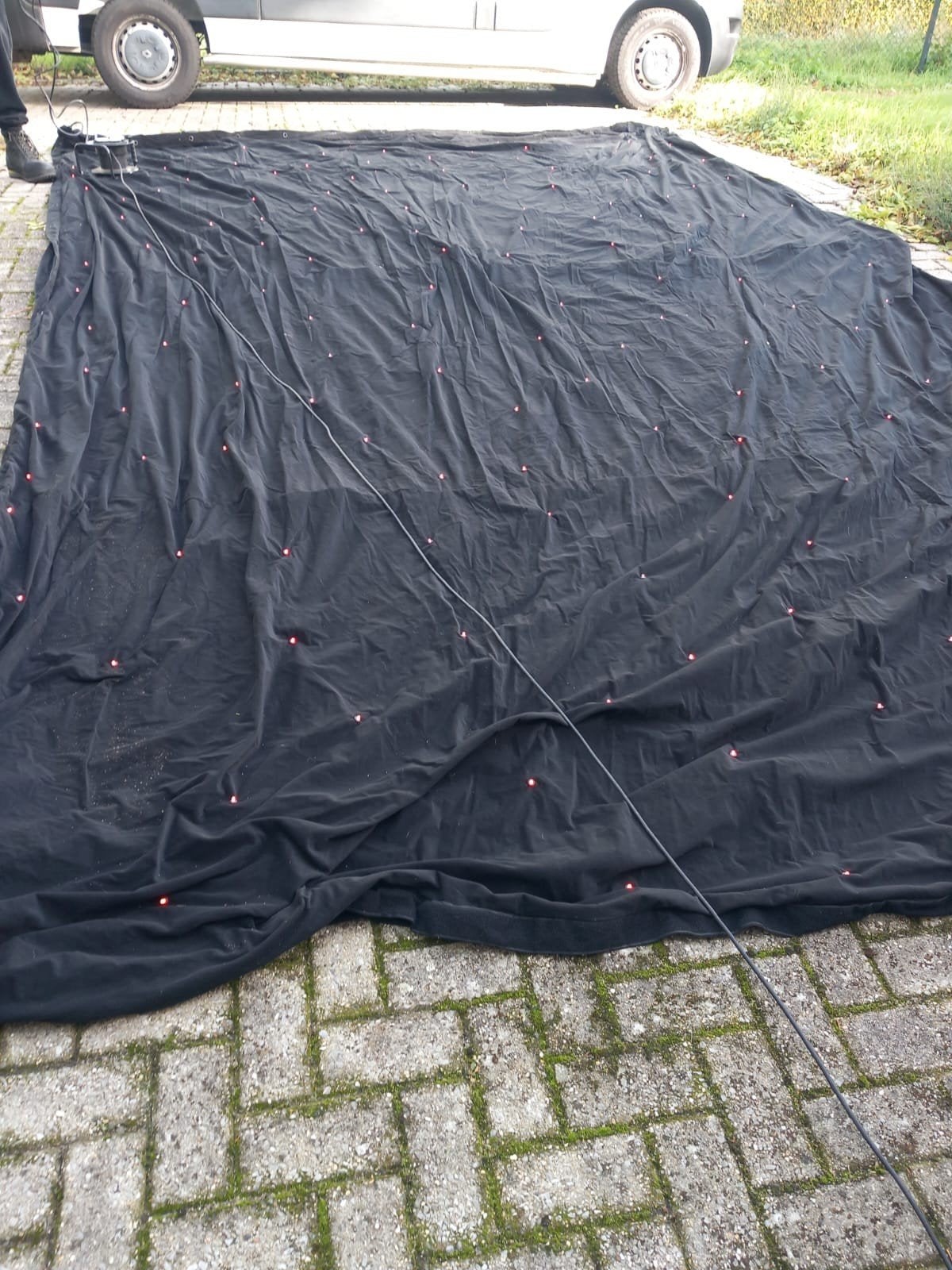 Showtec Stardrape LED Sterrenhemel 6x4m met controller, Ophalen, Zo goed als nieuw