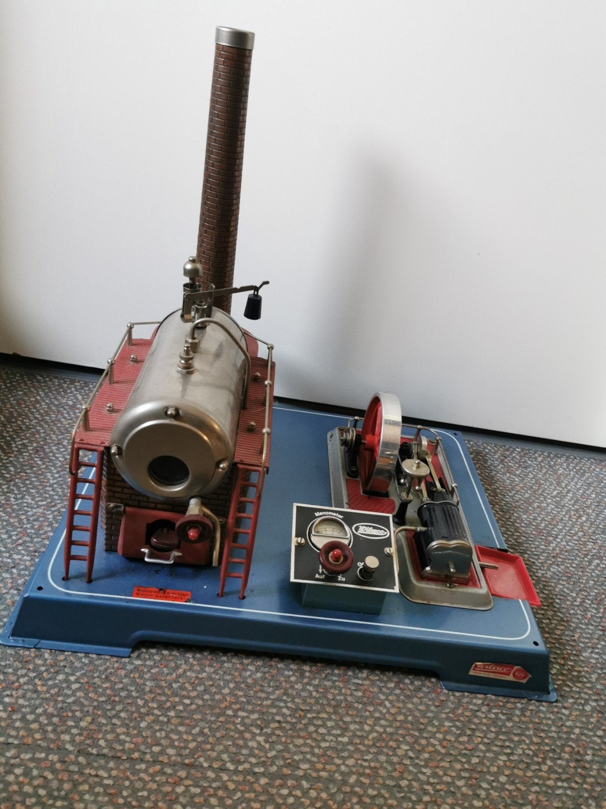 Wilesco D24 Stoommachine als nieuw, Ophalen, Gebruikt, Groter dan 1:32