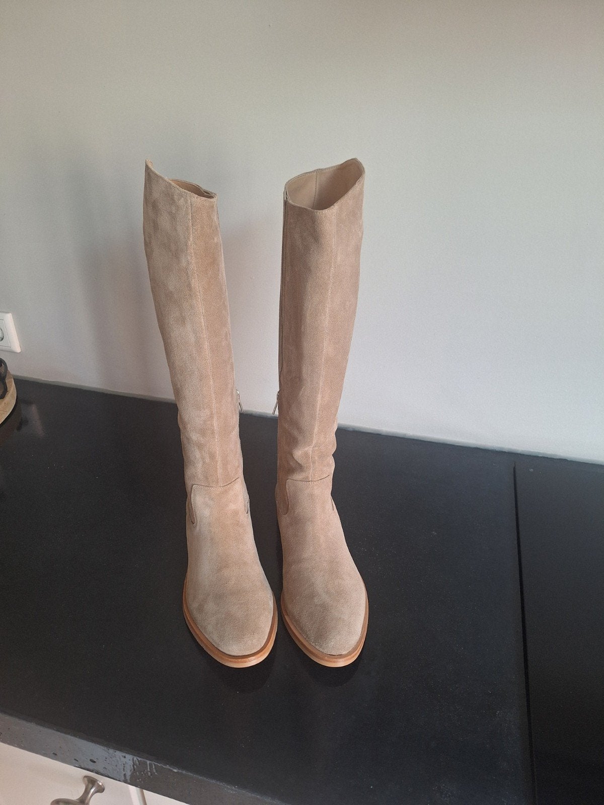Nieuwe zandkleur laarzen van Purdey, Hoge laarzen, Beige, Nieuw, Ophalen of Verzenden