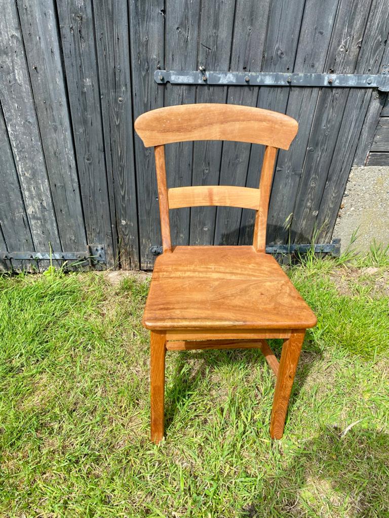 Vintage houten teak stoel, Ophalen
