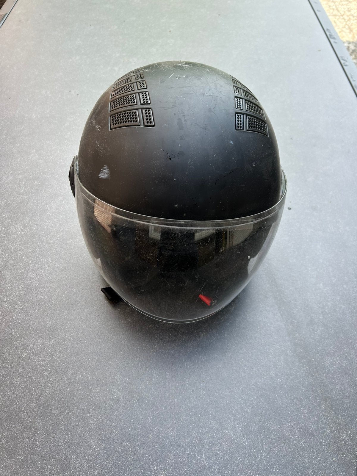 Vinz scooterhelm maat s, Fietsen en Brommers, Brommerhelmen, Ophalen, Gebruikt, Small