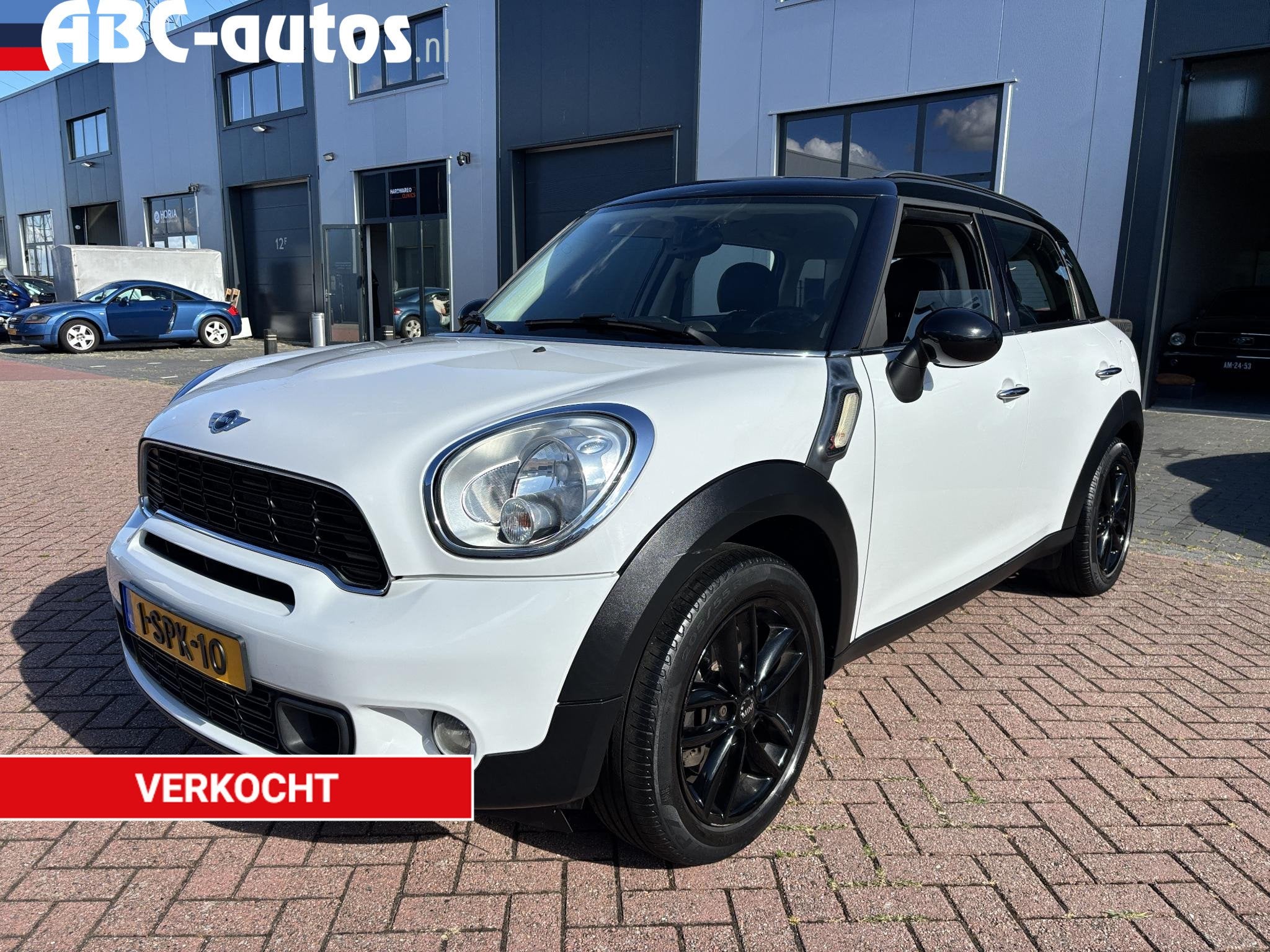 MINI Countryman Cooper S Chili 184pk *VERKOCHT*Sportleder /, Auto's, Euro 5, Gebruikt, Zwart, Wit