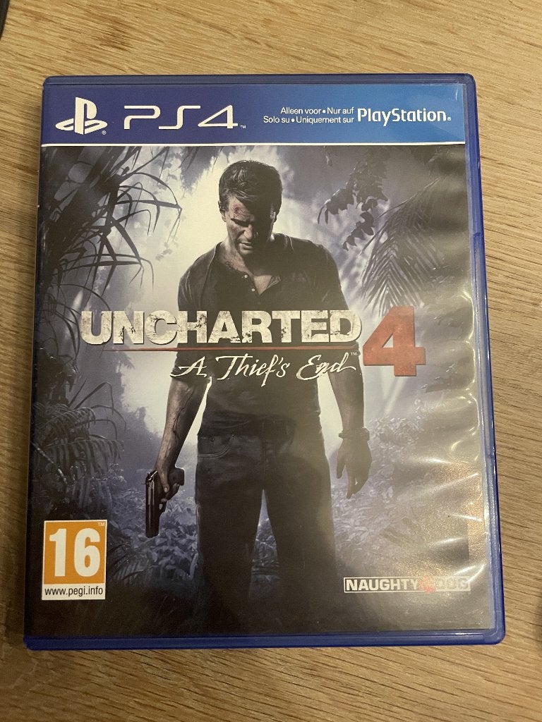 Uncharted 4: A thief's end, 1 speler, Zo goed als nieuw, Eén computer, Vanaf 16 jaar