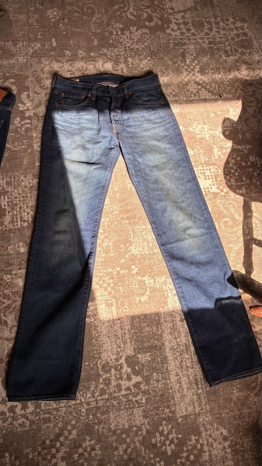 Levi's 501 Original Straight Leg Jeans - Donkerblauw NIEUW, Kleding | Heren, Ophalen of Verzenden, Nieuw, Blauw, W32 (confectie 46) of kleiner