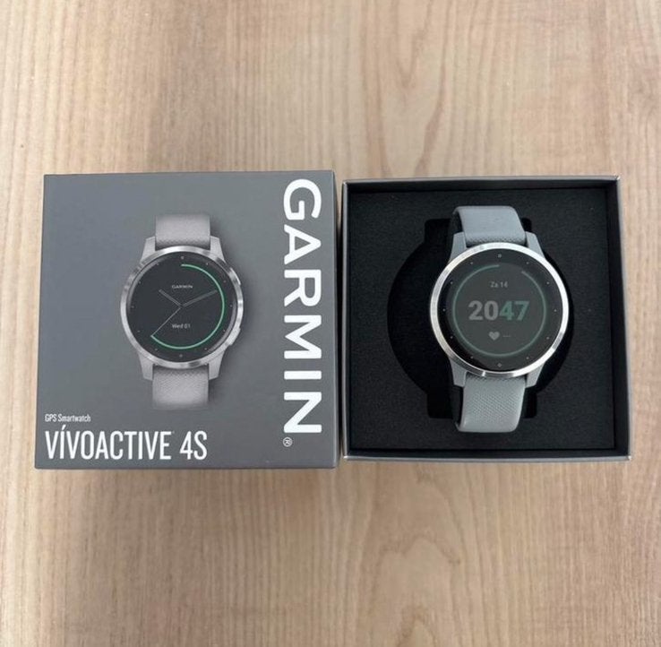 Garmin vivoactive 4s, Ophalen, Gebruikt, Waterdicht, Grijs