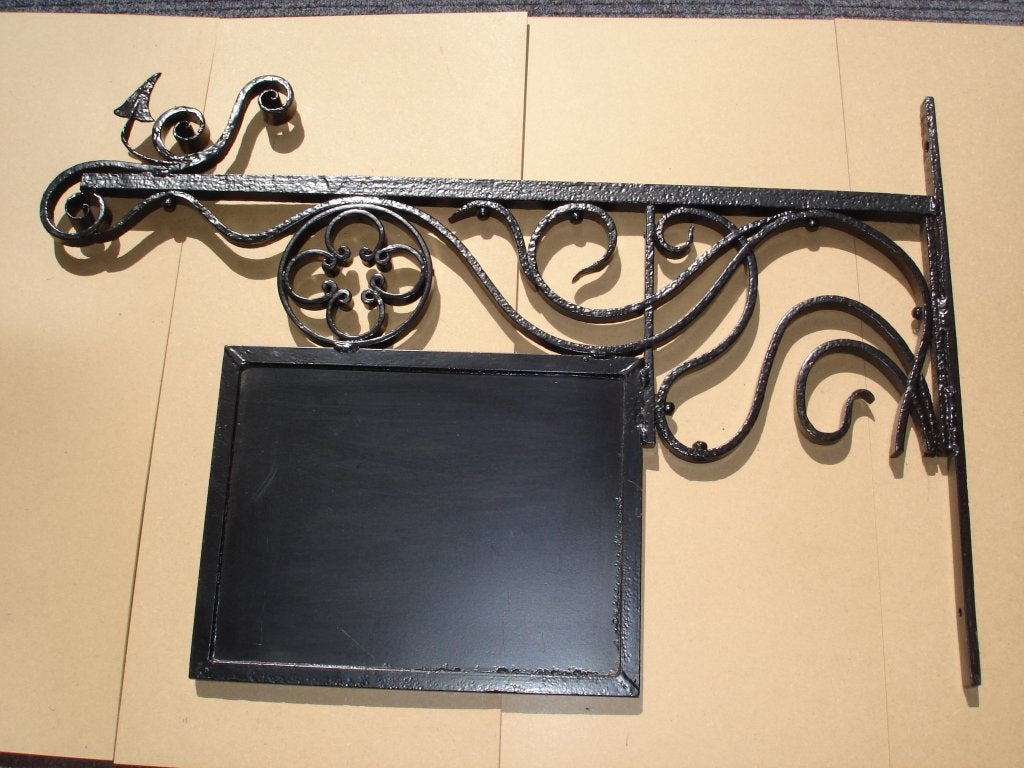 Antiek Uithangbord smeedwerk groot 103 x 67 cm, Antiek en Kunst, Ophalen