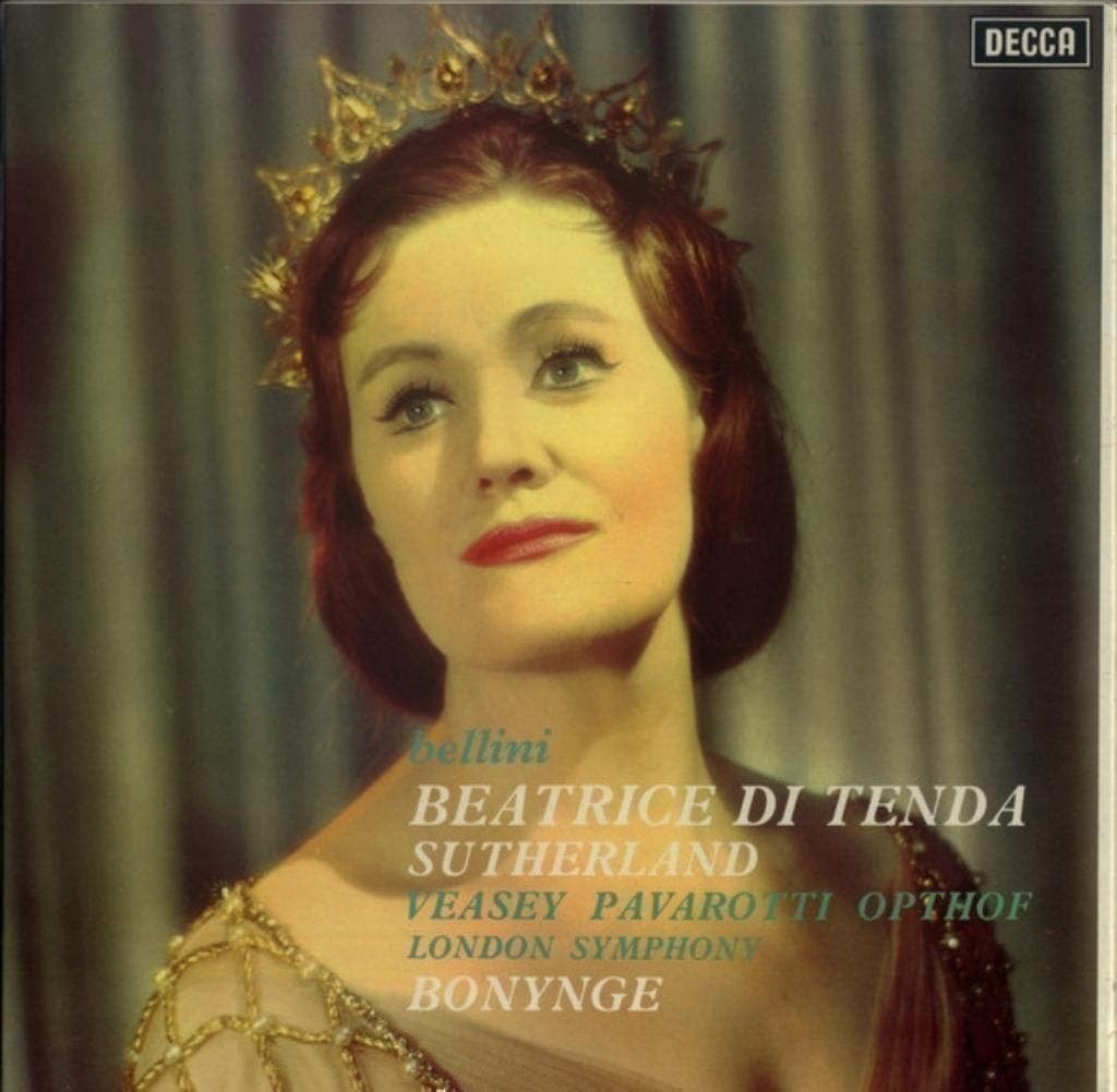 Bellini Sutherland Beatrice Di Tenda 3 LP BOX, Kamermuziek, Ophalen of Verzenden, Zo goed als nieuw, 12 inch