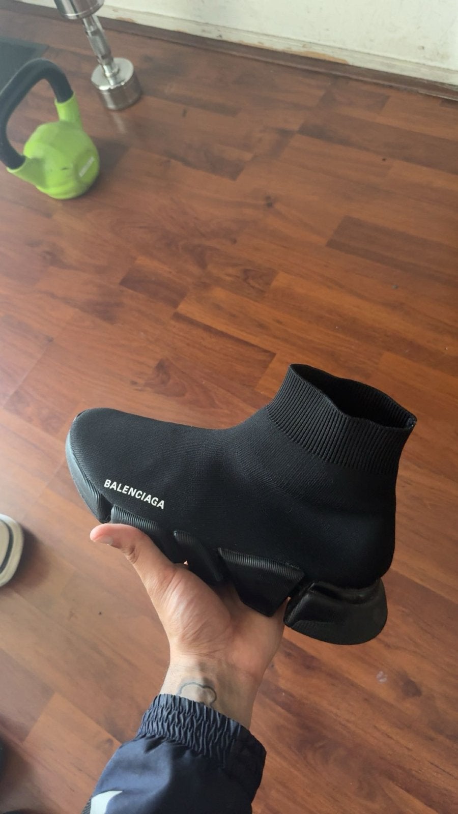 Balenciaga sneakers maat 43, Ophalen of Verzenden, Zo goed als nieuw, Zwart, Sneakers of Gympen