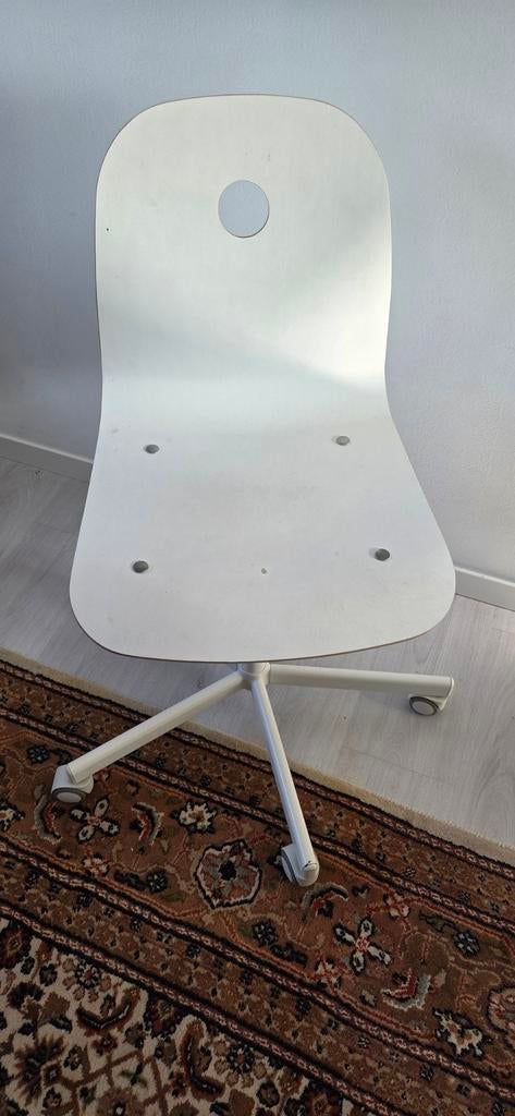 Witte bureaustoel (Ikea), Ophalen, Gebruikt, Wit, Bureaustoel