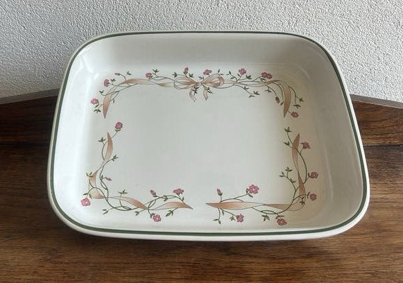 Cloverleaf ovenschaal, Eternal Beau, rechthoekig, Ophalen of Verzenden, Zo goed als nieuw, Porselein, Overige typen