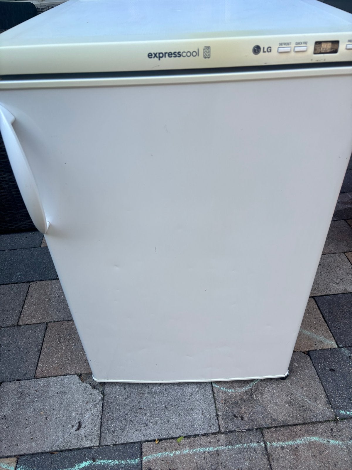 LG Expresscool Vriezer - Werkt Uitstekend, Ophalen, Gebruikt, 120 tot 140 cm, 100 tot 150 liter