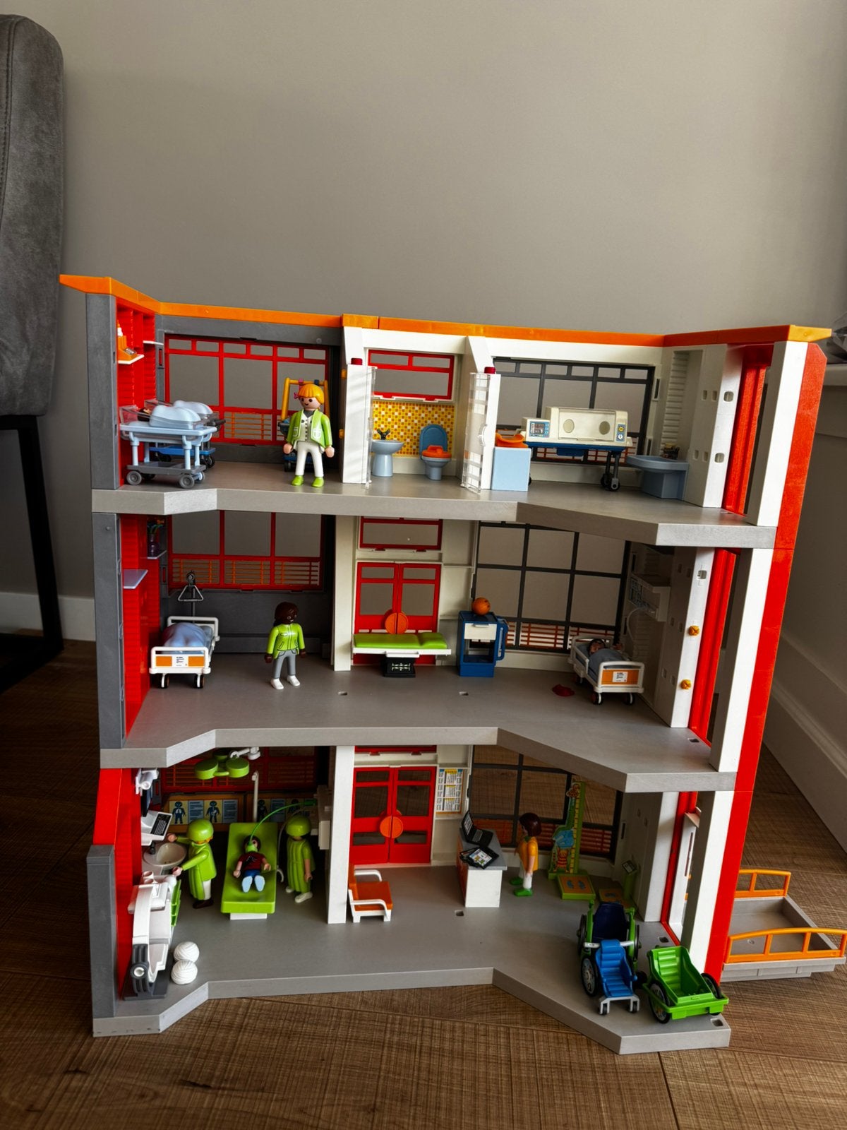 Playmobil Citylife ziekenhuis 6657, Complete set, Overige typen, Ophalen of Verzenden, Zo goed als nieuw