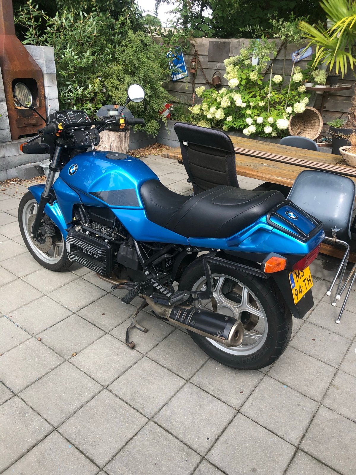 BMW K75 - Blauwe Toermotor in Goede Staat, Motoren, Cardan-aandrijving, Gebruikt, 3 cilinders, Particulier