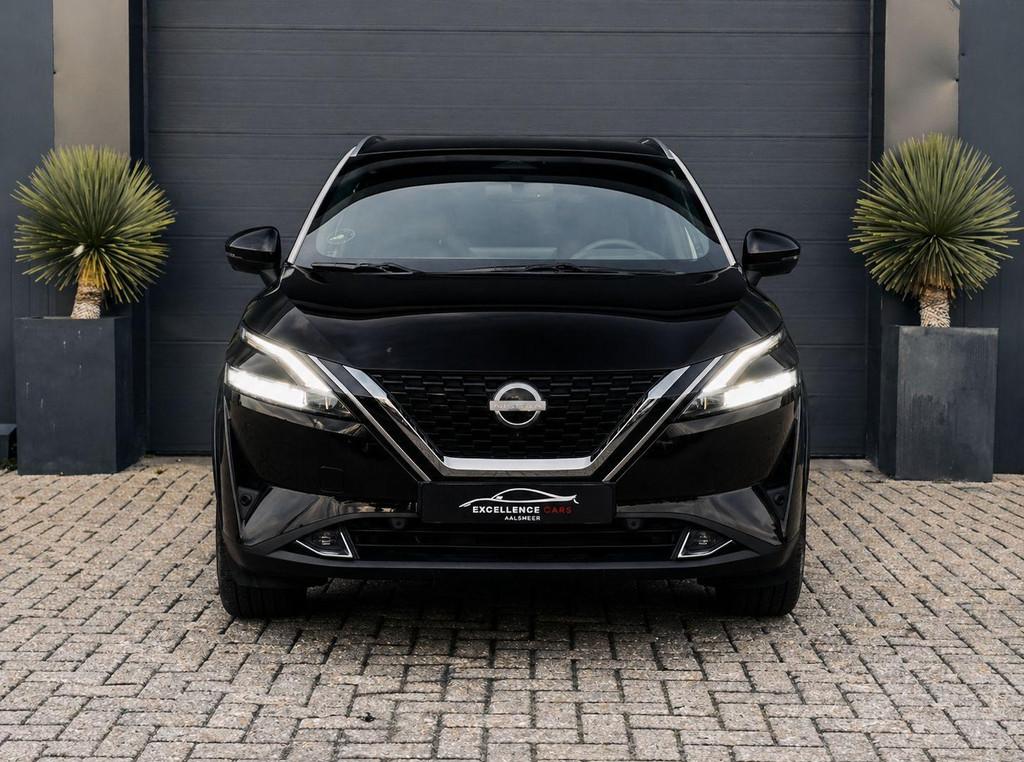 Nissan Qashqai 1.3 Tekna Plus /Pano/Navi/AppleCarPlay Nissan, Euro 6, 4 cilinders, Zwart, Leder