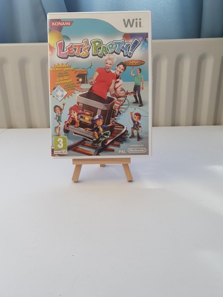 Let's Party! Wii - Konami (PAL), Gebruikt, Support@konami-europe.com, Eén computer, Ophalen of Verzenden