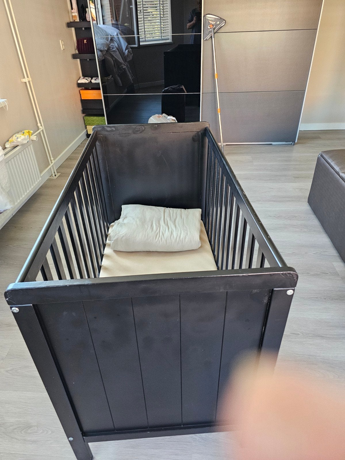 Kinderbed, Kinderen en Baby's, Gebruikt, 70 tot 85 cm, Ophalen of Verzenden, Matras