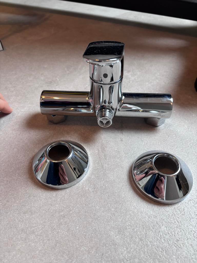 Hansgrohe Mengkraan 31960 - Chroom, Ophalen of Verzenden, Zo goed als nieuw, Chroom, Kraan