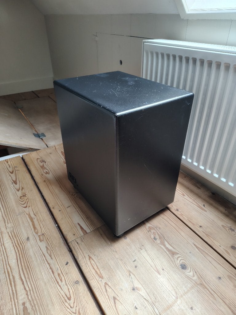 REL strata II subwoofer, Gebruikt, Subwoofer, 60 tot 120 watt, Ophalen