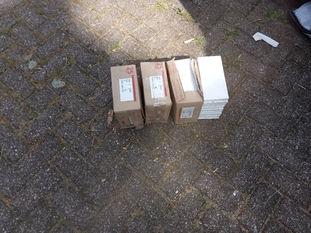 metro tegels 10x20 wit sfinx, Ophalen, Nieuw, Minder dan 20 cm, 20 tot 40 cm