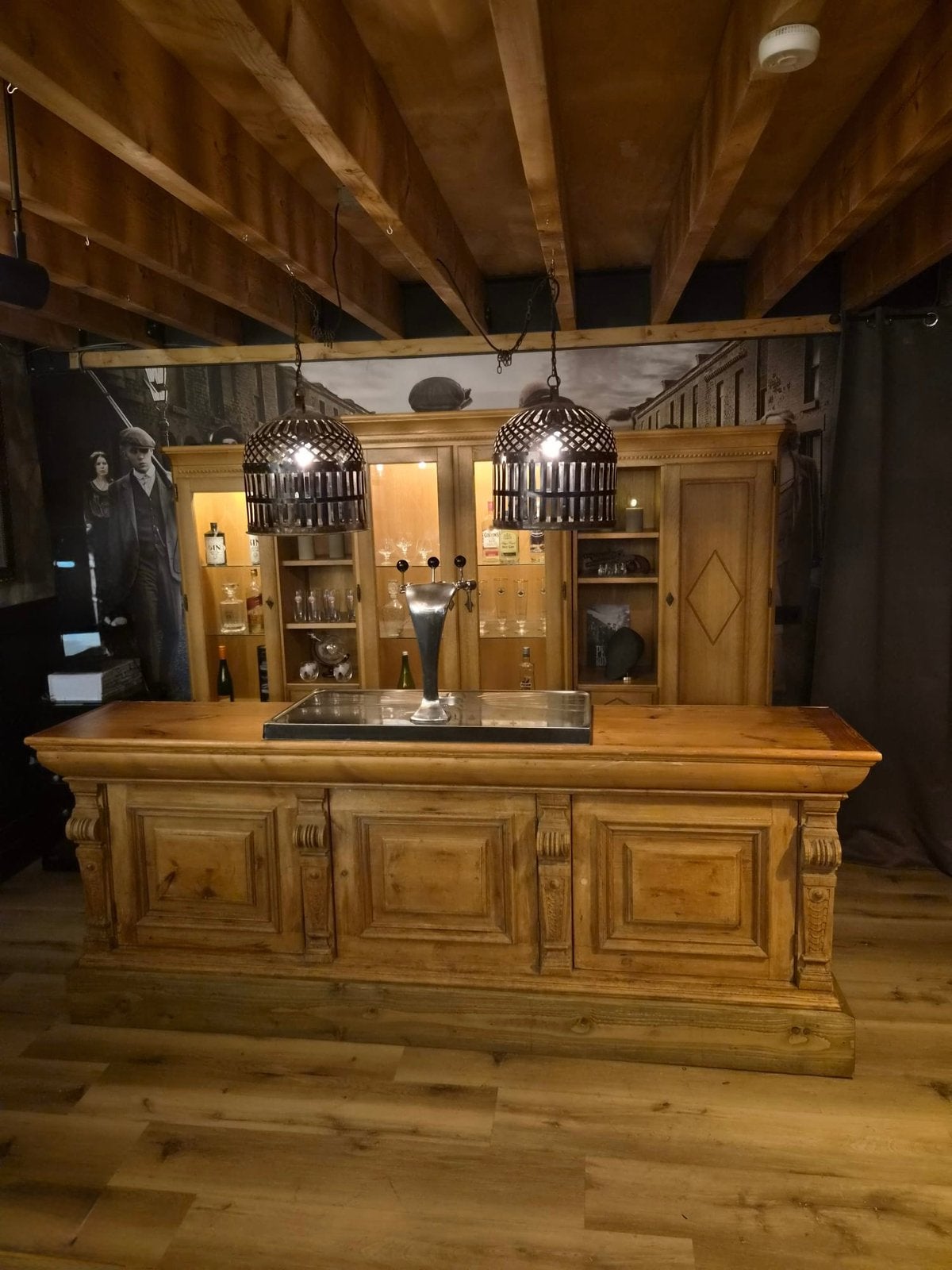 Eyecatcher bar set toog luifelbar antiek uniek massief cafe, Ophalen of Verzenden, Zo goed als nieuw